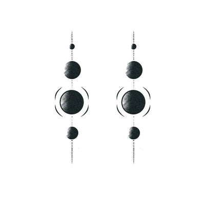 Minimalistic Full Moon Phases