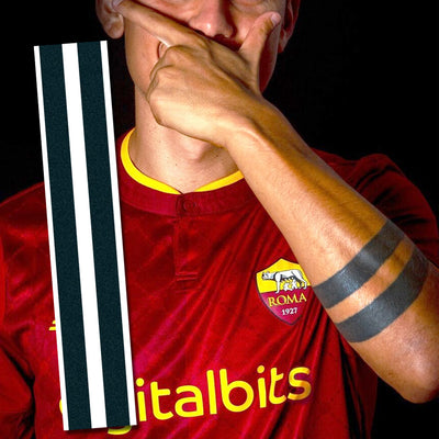 Two Solid Lines Armband Tattoo