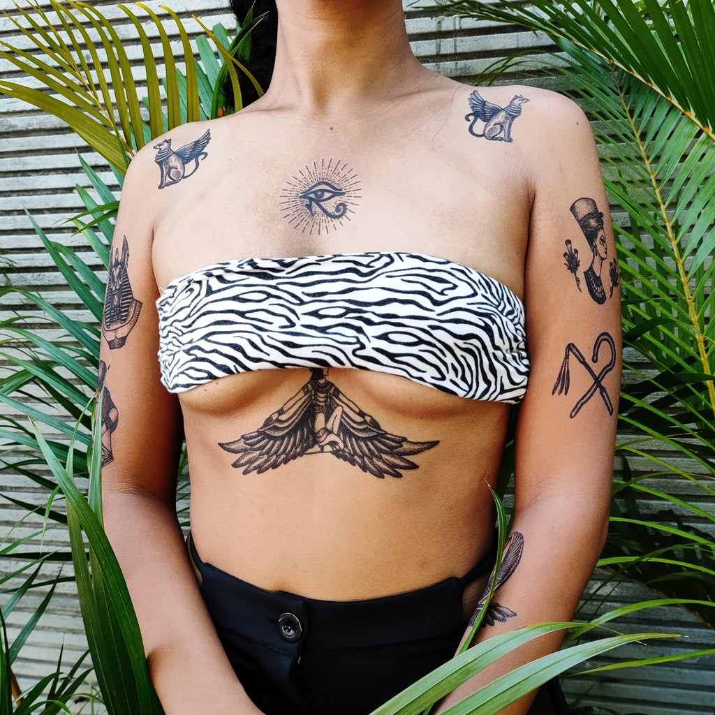 Simply Inked Egyptian God Semi Permanent Tattoo, Designer Semi-Permanent  Tattoo for Girls Boys Men Women waterproof Sticker Size: 2.5 x 4 inch |  Black | 2g : Amazon.in: Beauty