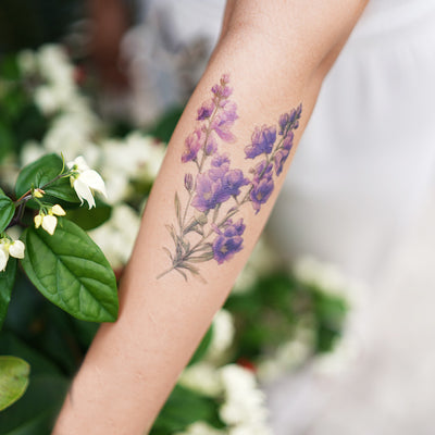 Iris Flower Tattoo