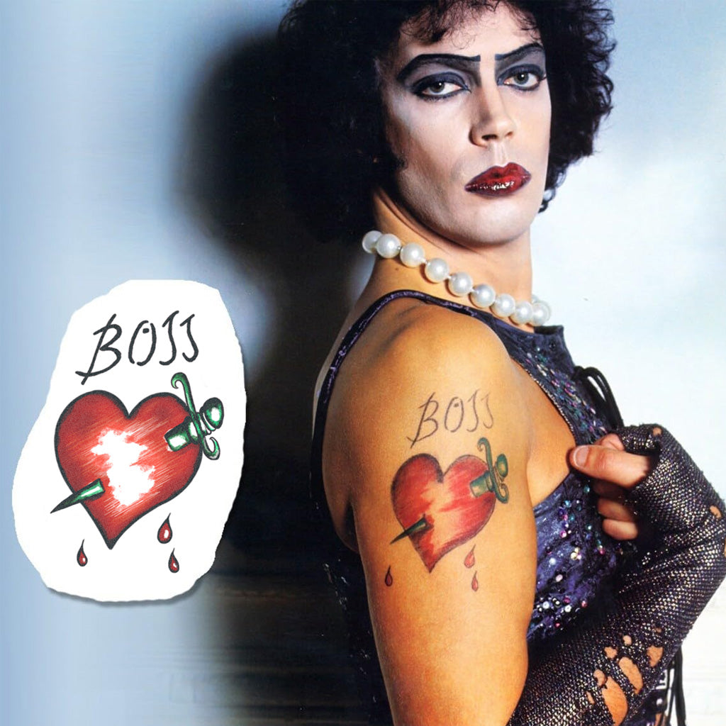 Frank N Furter Temporary Tattoo / Rocky Horror Picture Show Costume