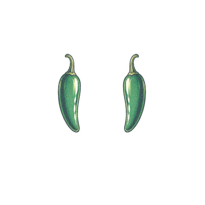 Jalapeno Pepper Tattoos (Set of 2)