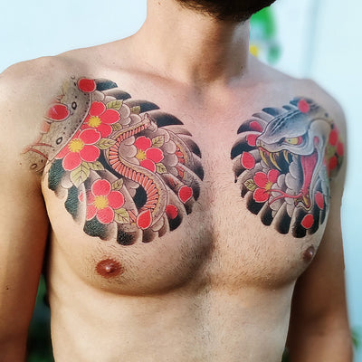 Majima Goro Temporary Tattoos (Chest Set)