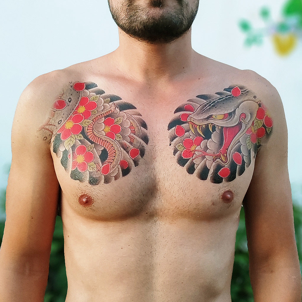 Majima Goro Temporary Tattoos (Chest Set) TattooIcon