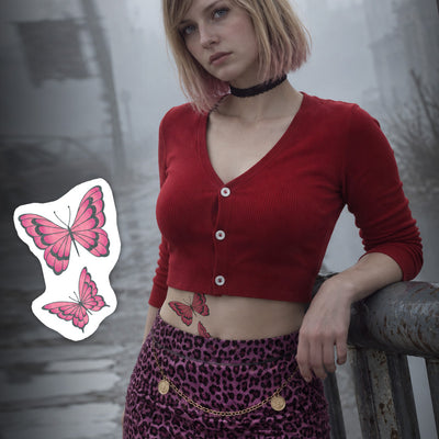 Maria Silent Hill Butterflies Tattoo