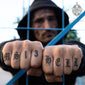 MS13 Gang Face + Neck Temporary Tattoo Set
