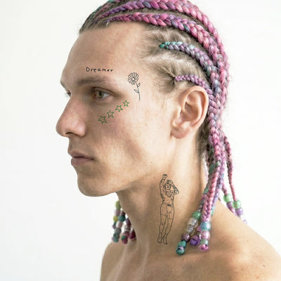 Sean O'Malley Chest & Face Tattoo SET