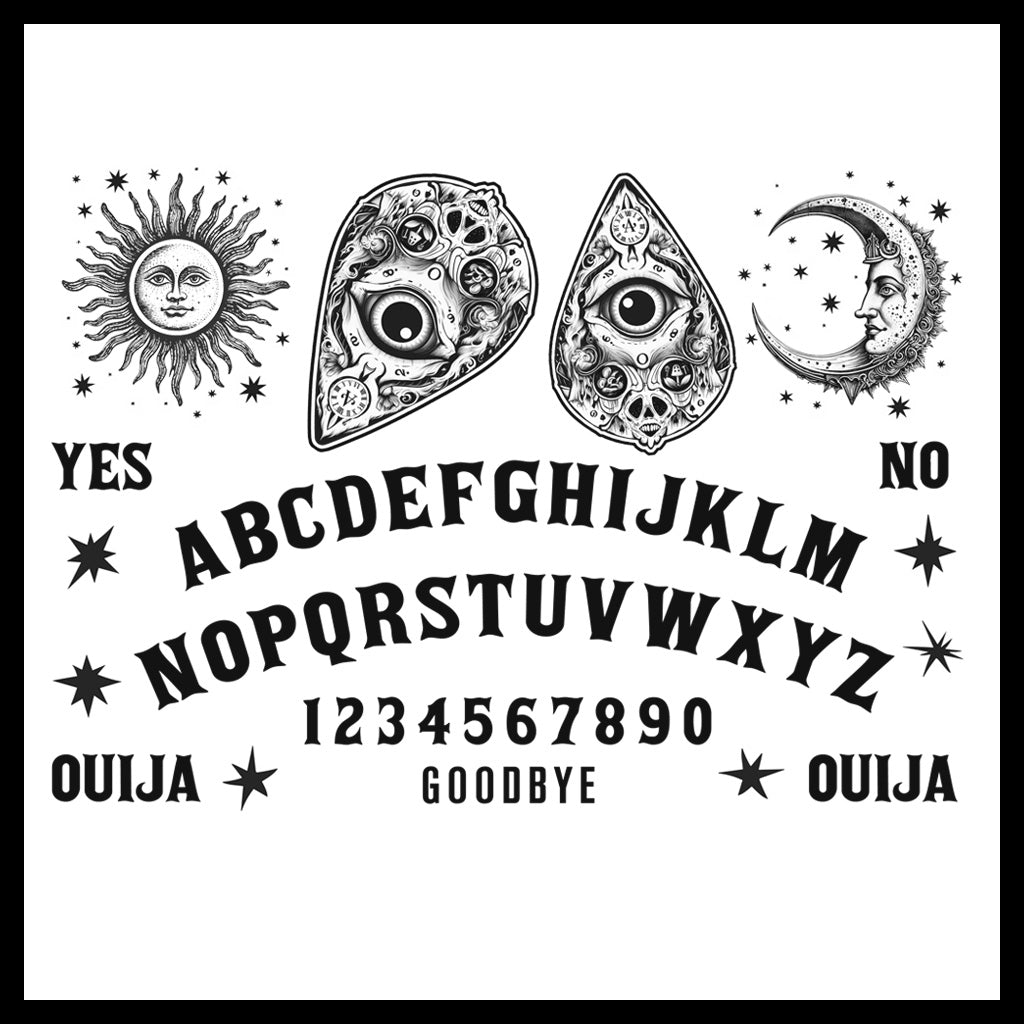 Ouija Board Temporary Tattoos Set