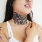 Owl Neck Tattoo