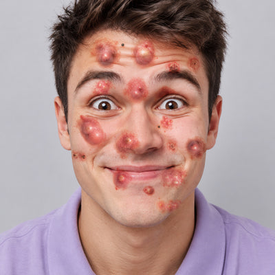 Nasty Large Boils Temporary Tattoo SET