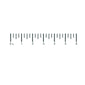 6 Inch Ruler Temporary Tattoo