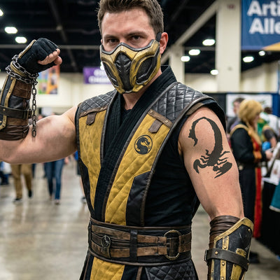 Scorpion Cosplay Tattoo