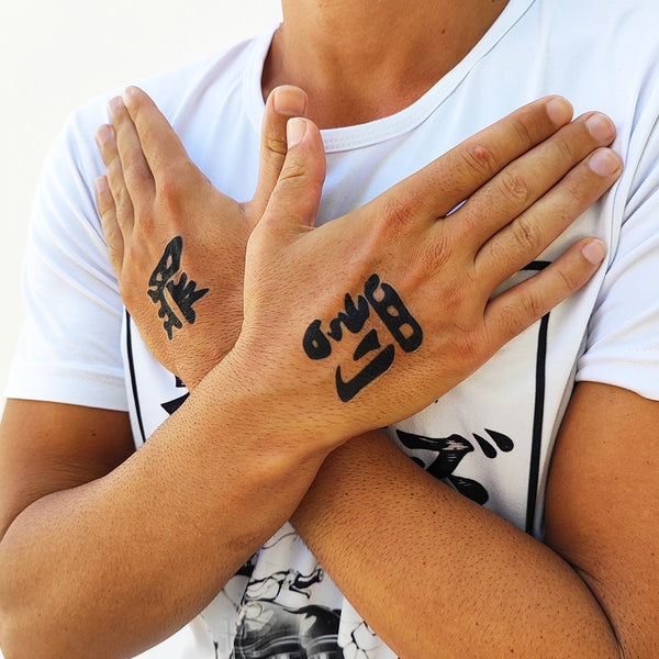 I Love You Sign Language Gesture Temporary Tattoo for Weddings - Set o –  Tatteco