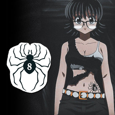 Shizuku Murasaki Spider Temporary Tattoo