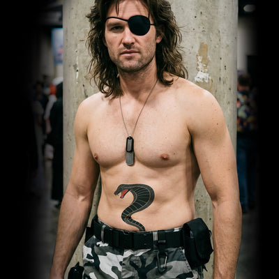 Snake Plissken Temporary Tattoo