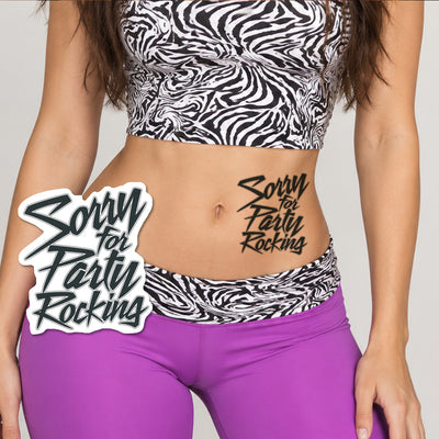 Sorry For Party Rocking Tattoo