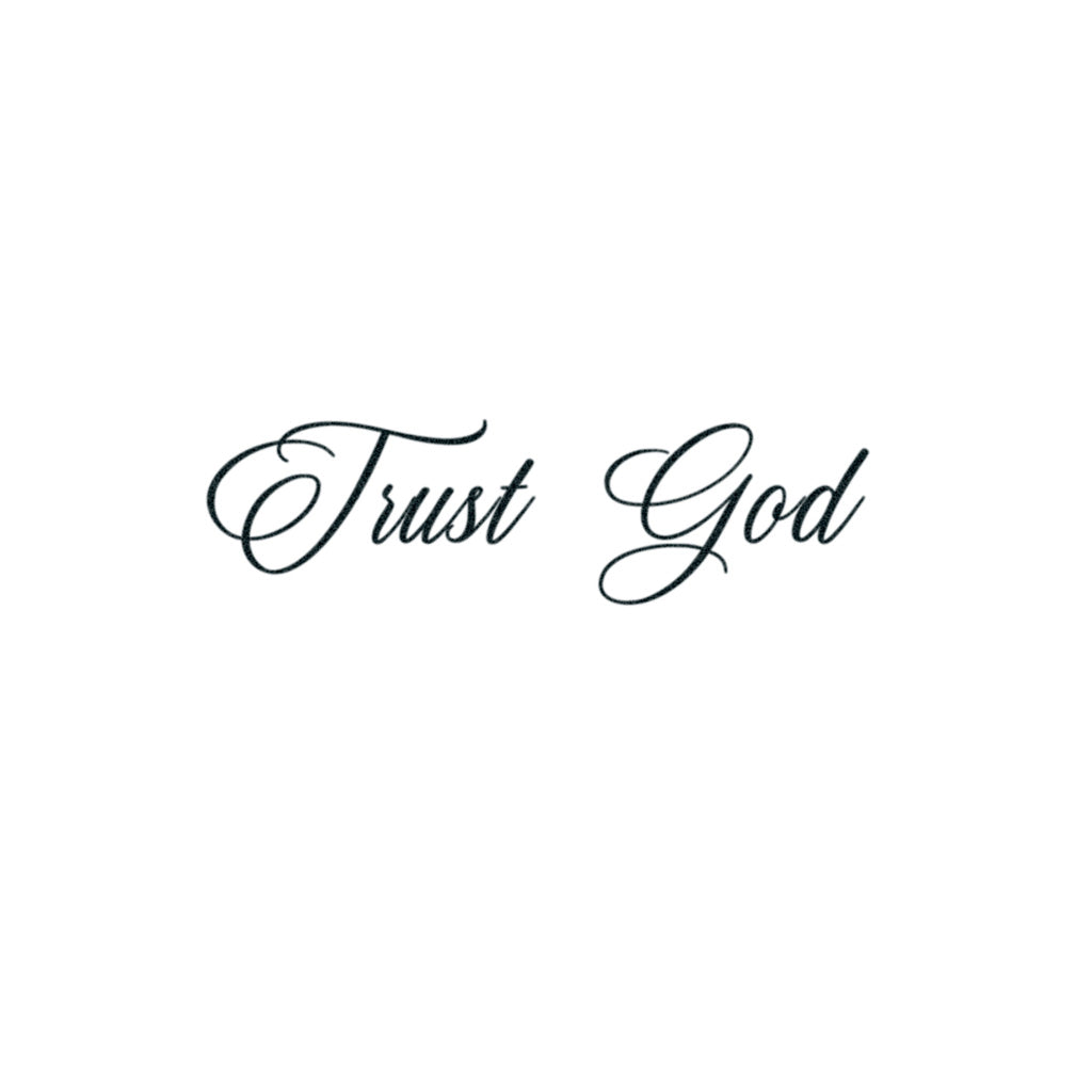 Trust God Tattoo (Set of 2) TattooIcon