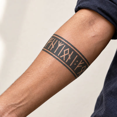 Viking Runes Armband Tattoo