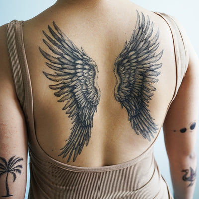 Large Wings Tattoo