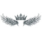 Crowned Wings Tattoo