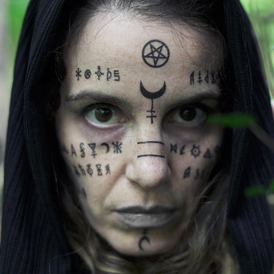 Witch Face Tattoos SET