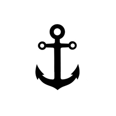 anchor temporary tattoo design