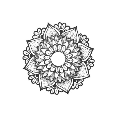 Flower mandalas with a harmonious blend. suitable for henna, tattoos, photos,  coloring books. islam, hindu,Buddha, india, pakistan, chinese, arab  25237839 Vector Art at Vecteezy
