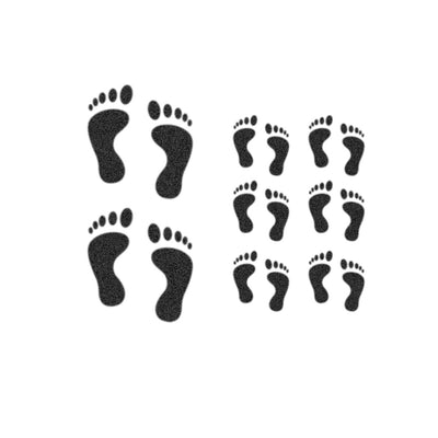 Footprints Tattoo Set