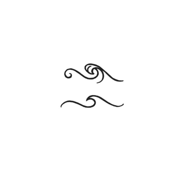 Ocean wave tattoo. a set of Japanese wave Tattoo.water splash and Japanese  ocean for tattoo.Line Thai wave tattoo.Japanese wave vector set and thai  style. Stock Vector | Adobe Stock