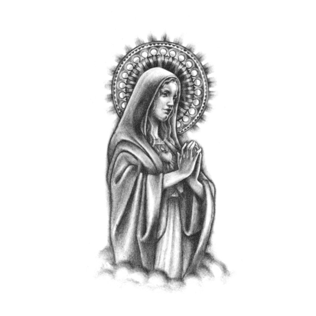 praying virgin mary