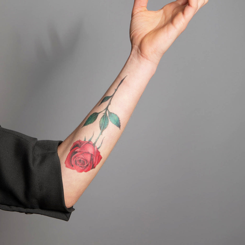 Crimson Rose Tattoo