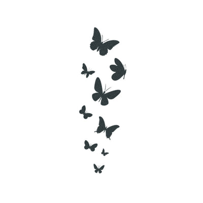 flying butterflies tattoo
