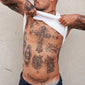 'Gangsta Life' Cross Tattoo