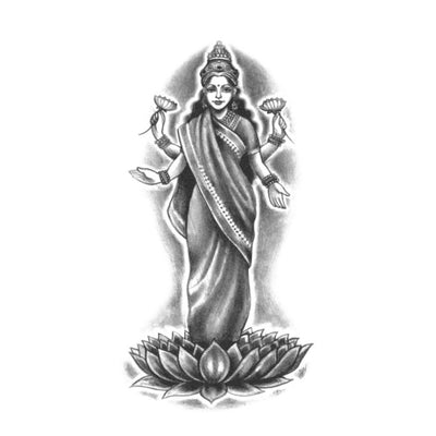 Goddess Lakshmi Tattoo