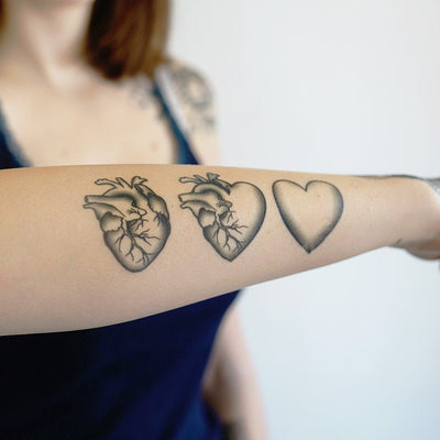 Evolution of Love / Heart Love Tattoo