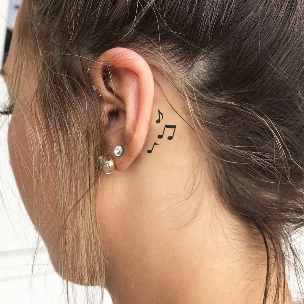 Buy Music Notes Temporary Tattoo Online in India - Etsy