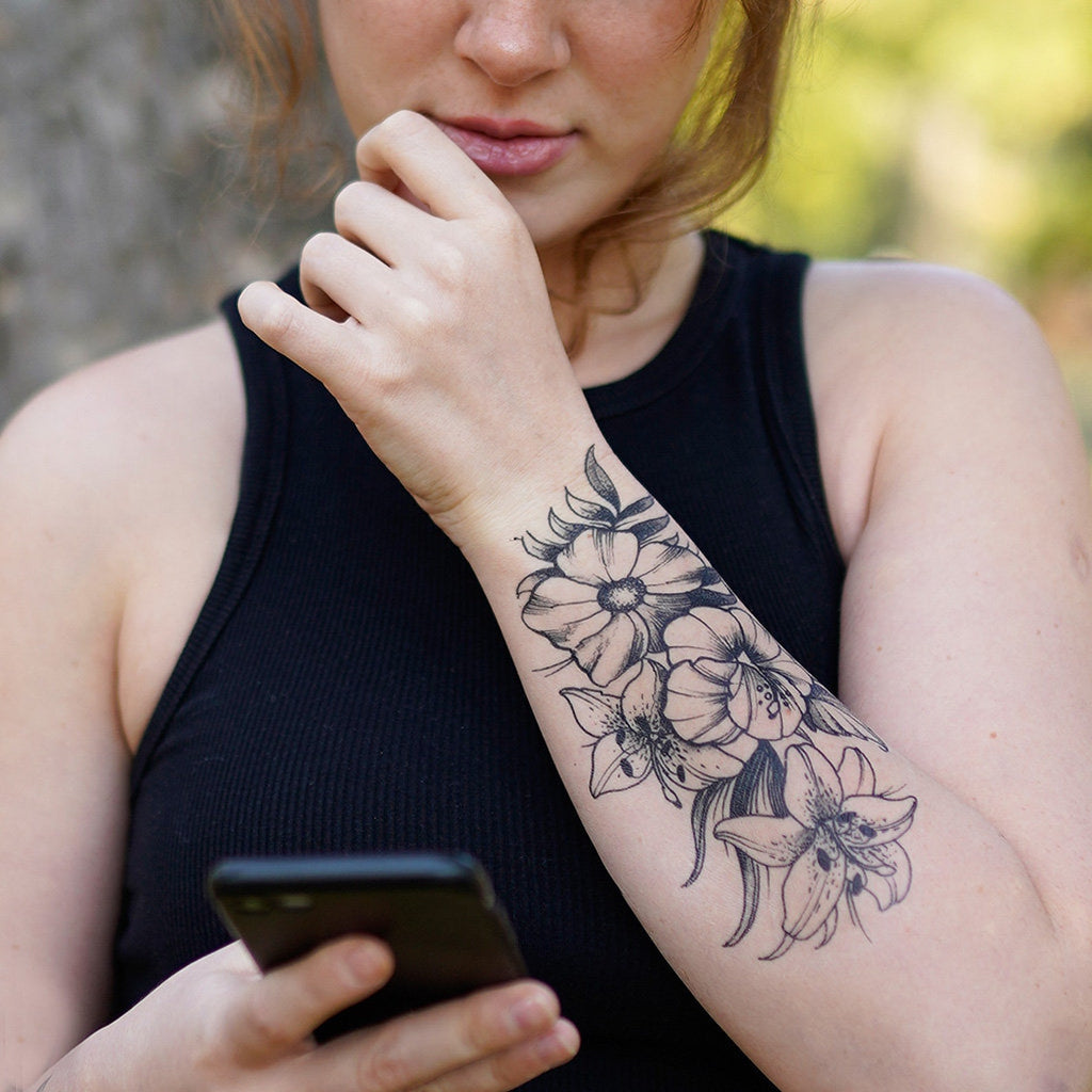 Realistic Lily Tattoo by 2FaceTattoo on DeviantArt