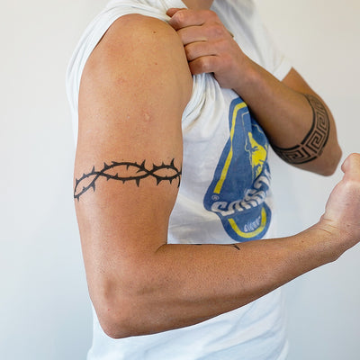 83 Minimalist Tattoo Designs for Men [2024 Guide] | Tattoo designs men, Minimalist  tattoo, Arm band tattoo