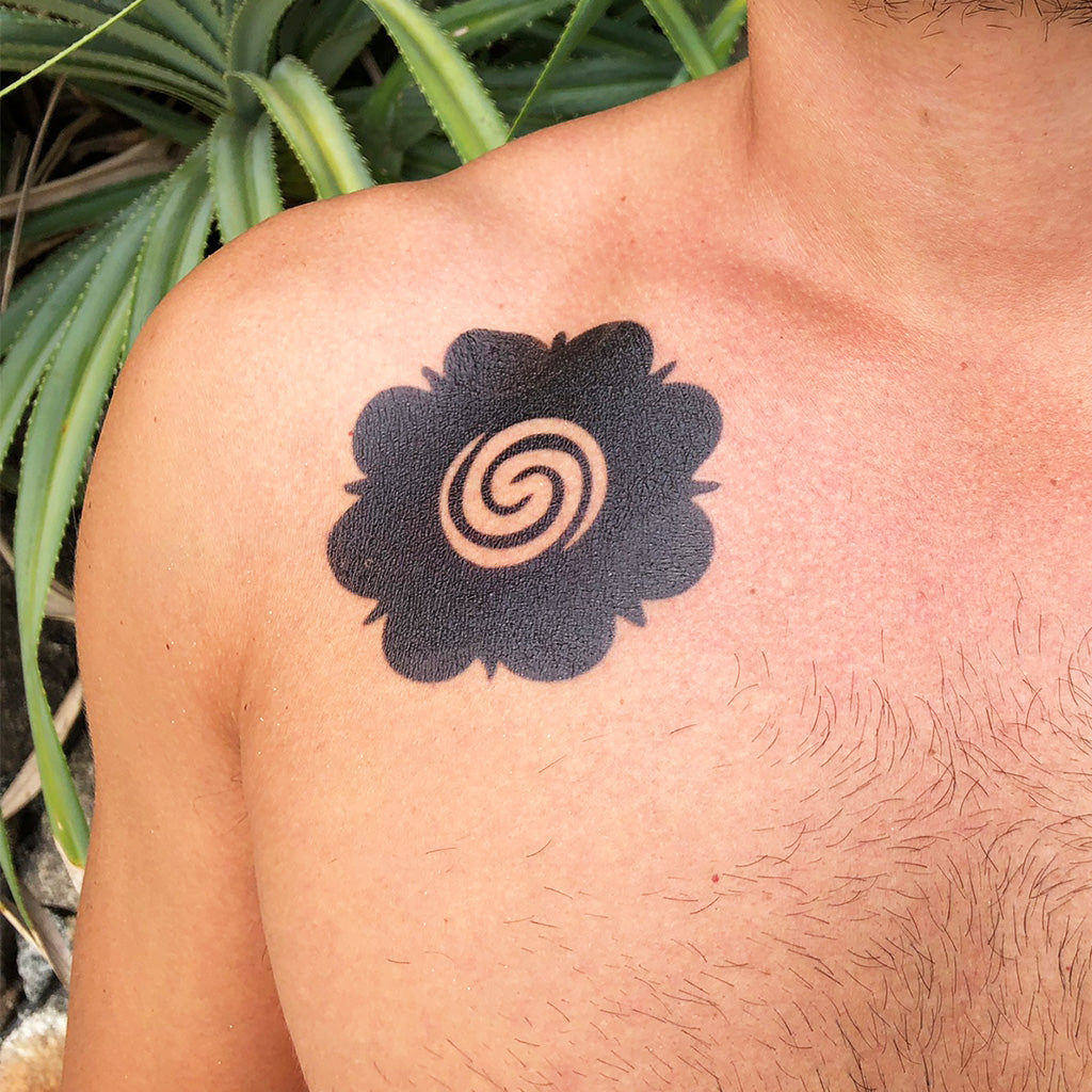 Bunga Teruong / Borneo Rose Tattoo