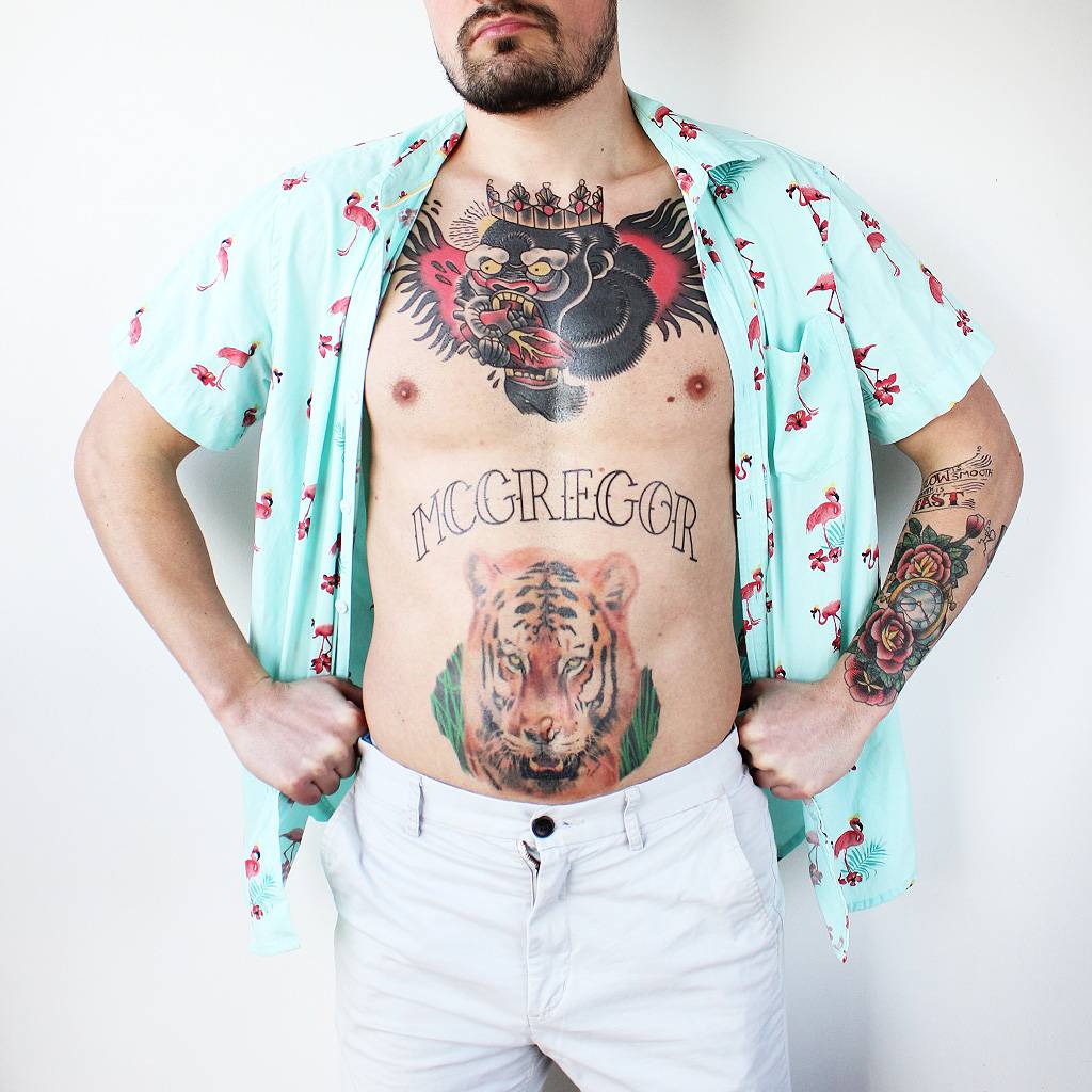 Conor McGregor Temporary Tattoo Set (9 tattoos) TattooIcon
