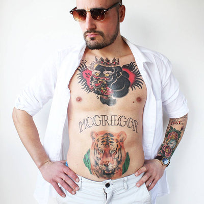 conor mcgregor temporary tattoos