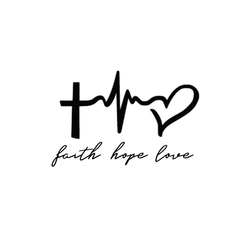 'Faith Hope Love' Tattoo