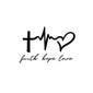 'Faith Hope Love' Tattoo