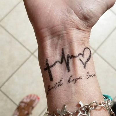 faith hope and love infinity tattoos