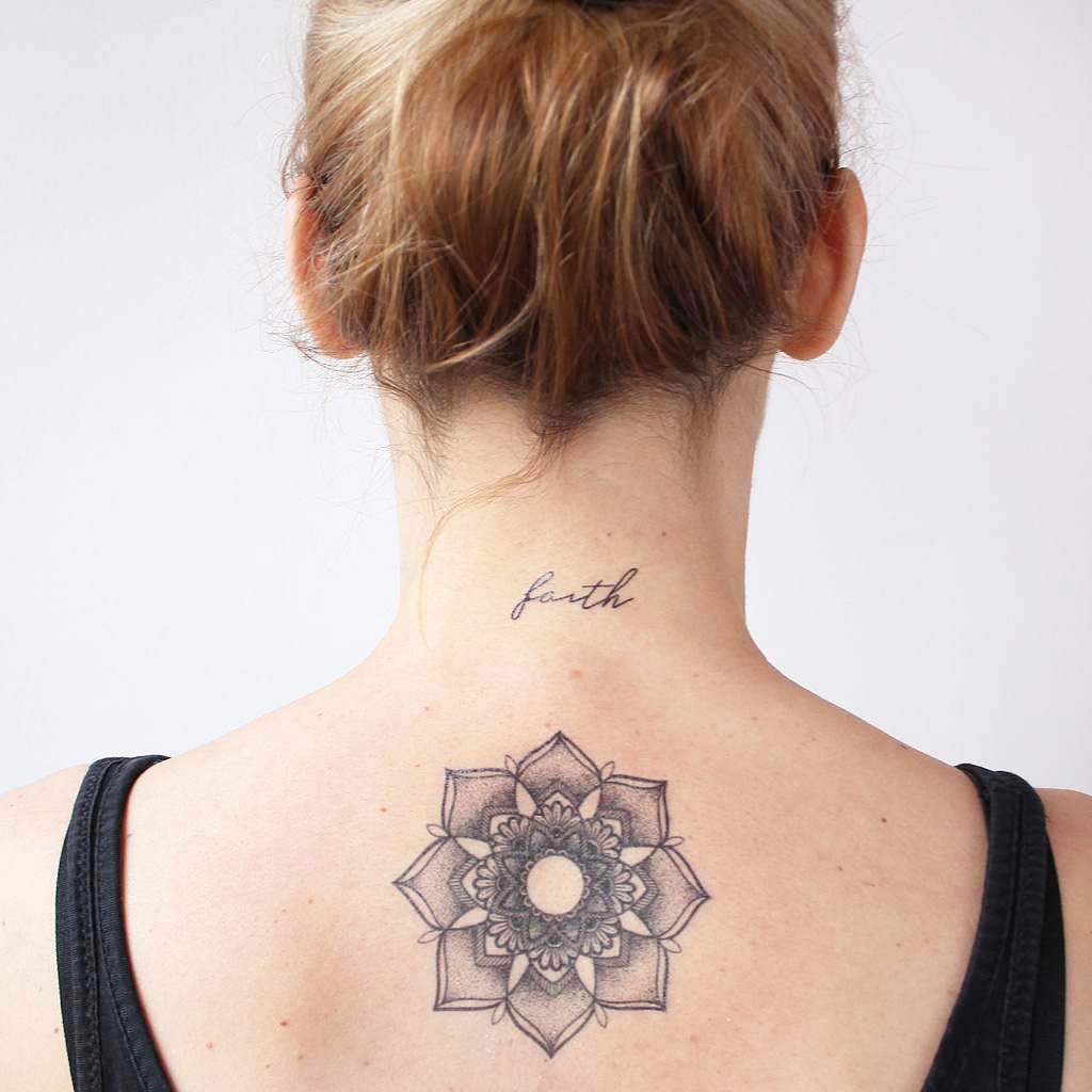 1 Sheet Black Flower Temporary Tattoo for Women, Waterproof Tattoo Sticker  for Hand Waist Underboobs, Fake Tattoo Butterfly | SHEIN USA