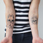 skulls temporary tattoo