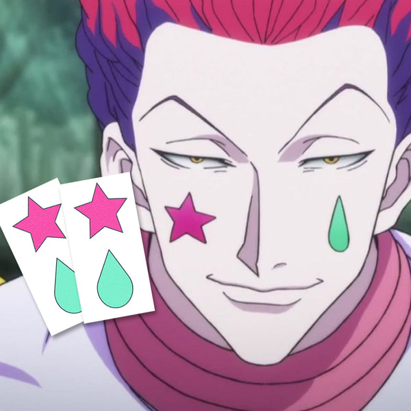 Hunter x Hunter Hisoka face tattoo anime face mask (requested