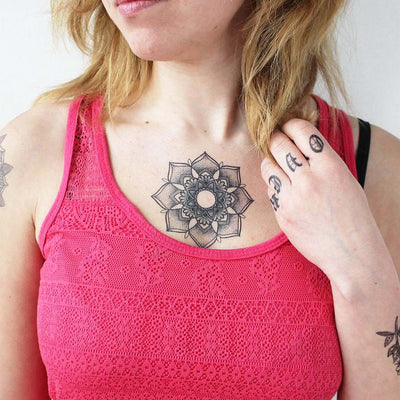 flower mandala tattoo