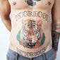 conor mcgregor tiger temporary tattoo