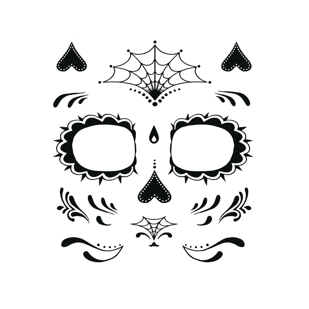day of the dead makeup tattoos